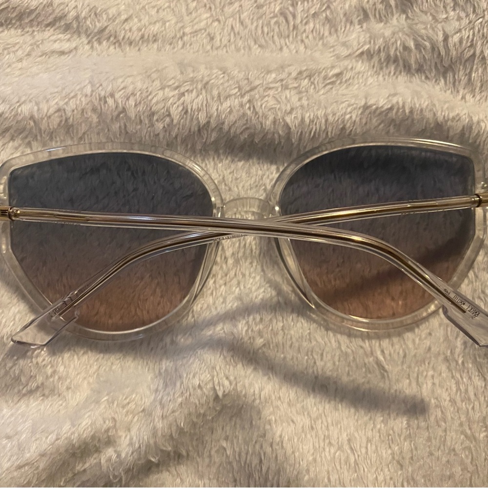 Dior Transparent Sunglasses with Black Case - Picture 4 of 5